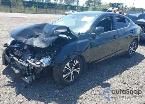 2022 Nissan Sentra Sv Xtronic Cvt из США, поврежденный, VIN 3N1AB8CV5NY287226